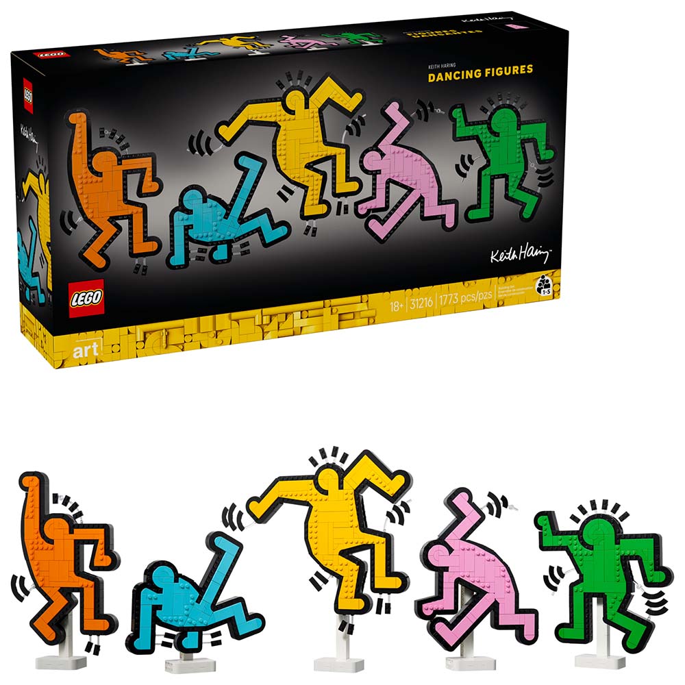 LEGO Keith Haring: Figuras Danzantes 31216, sets de construcción