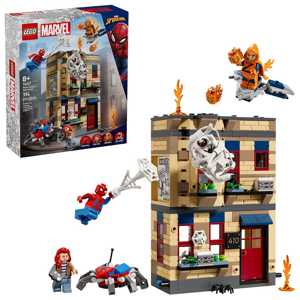 LEGO Apartamento de Peter Parker 76317, sets de construcción