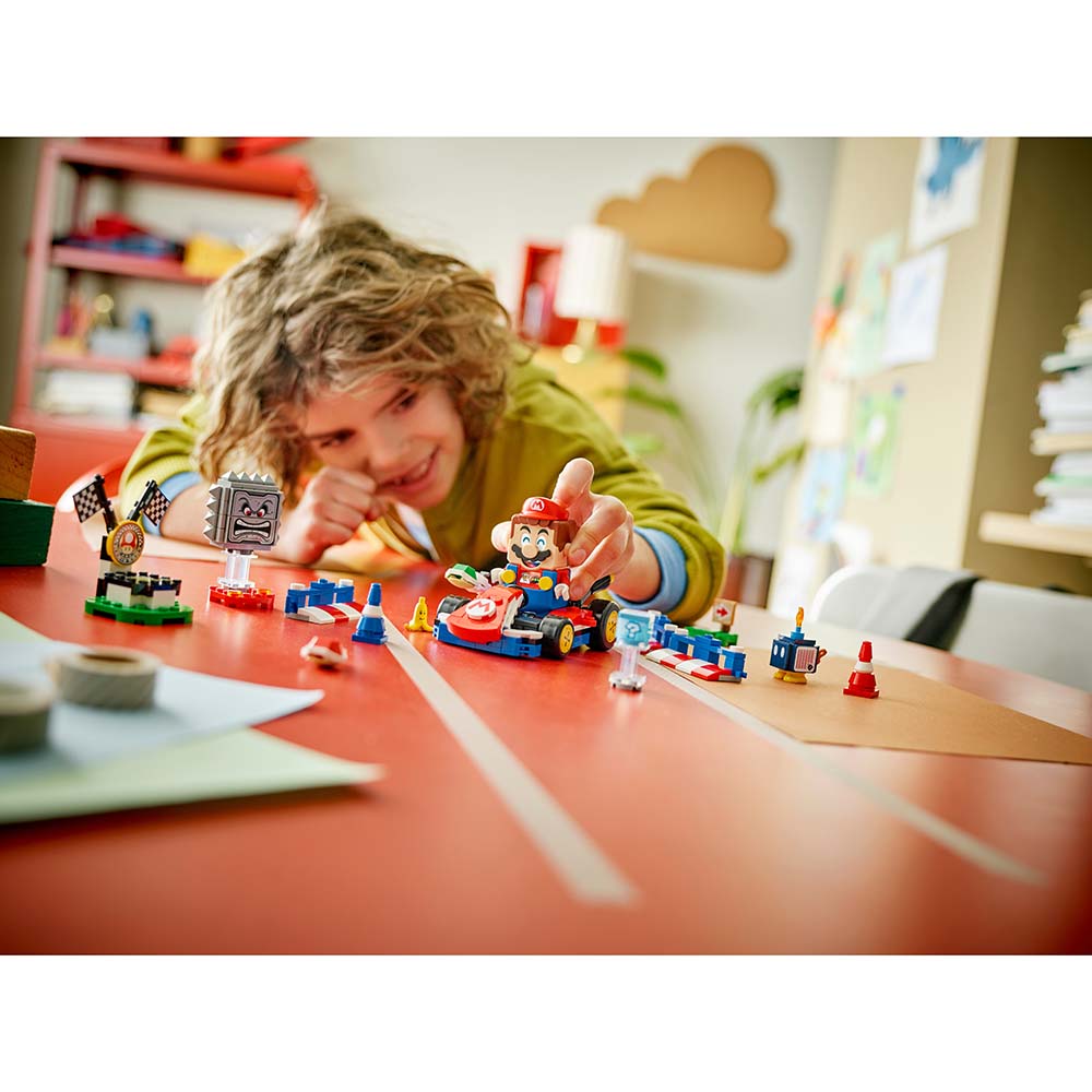 Mario Kart - LEGO Mario interactivo y Kart estándar 72043, sets de construcción