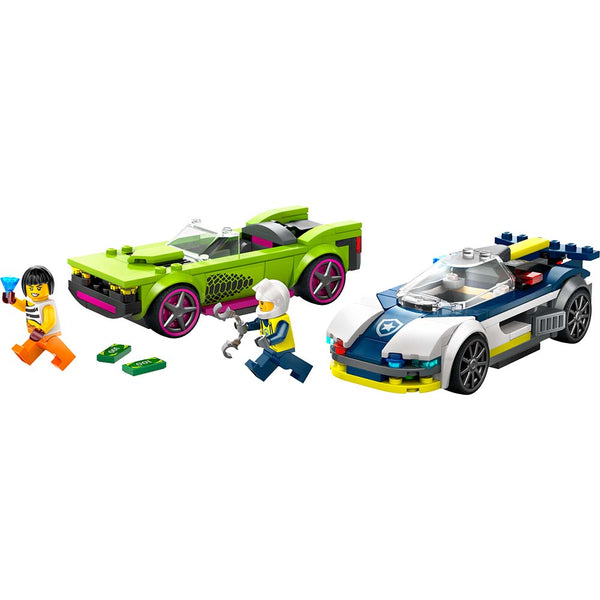 Lego City Coche de Policía y Potente Deportivo 60415
