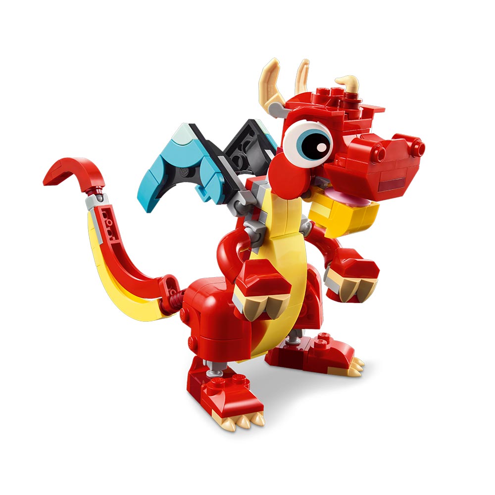 LEGO Dragón Rojo 31145: Set de construcción de 149 piezas - Edad 6+