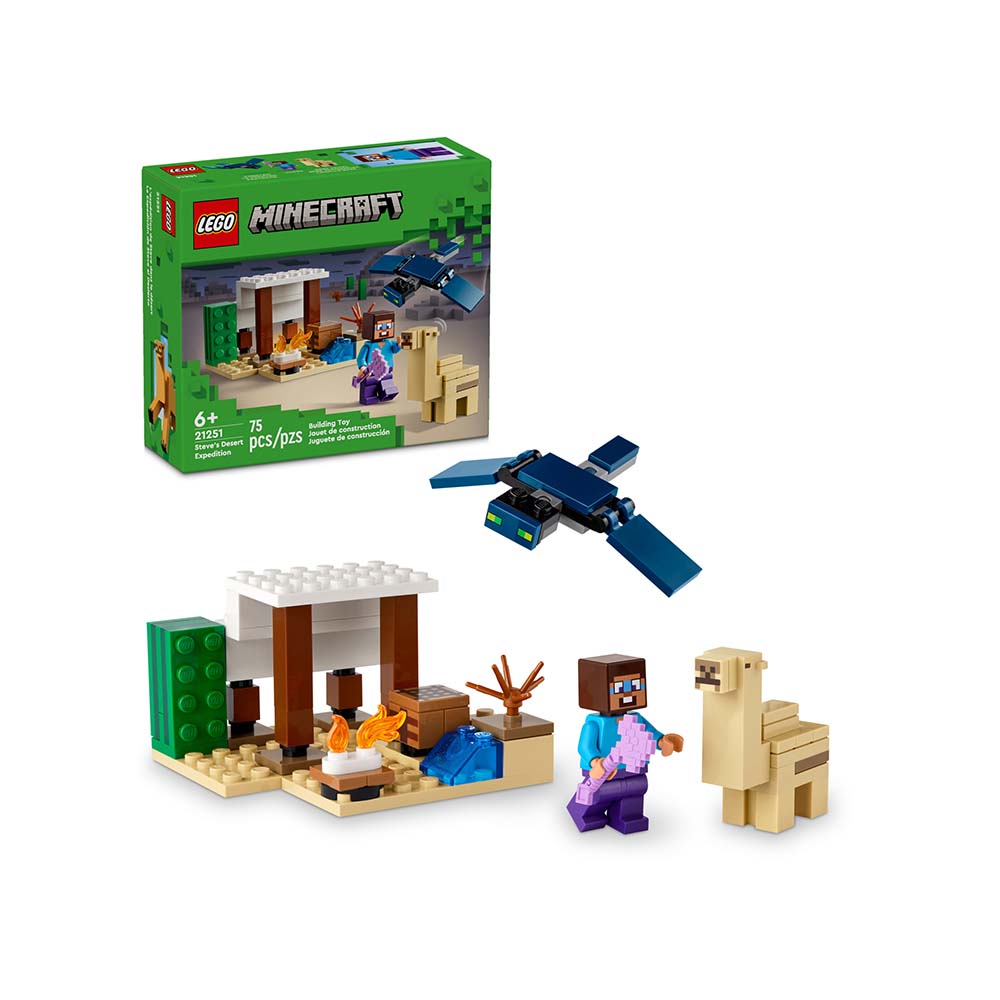 Lego Minecraft la Expedición de Steve al Desierto 21251