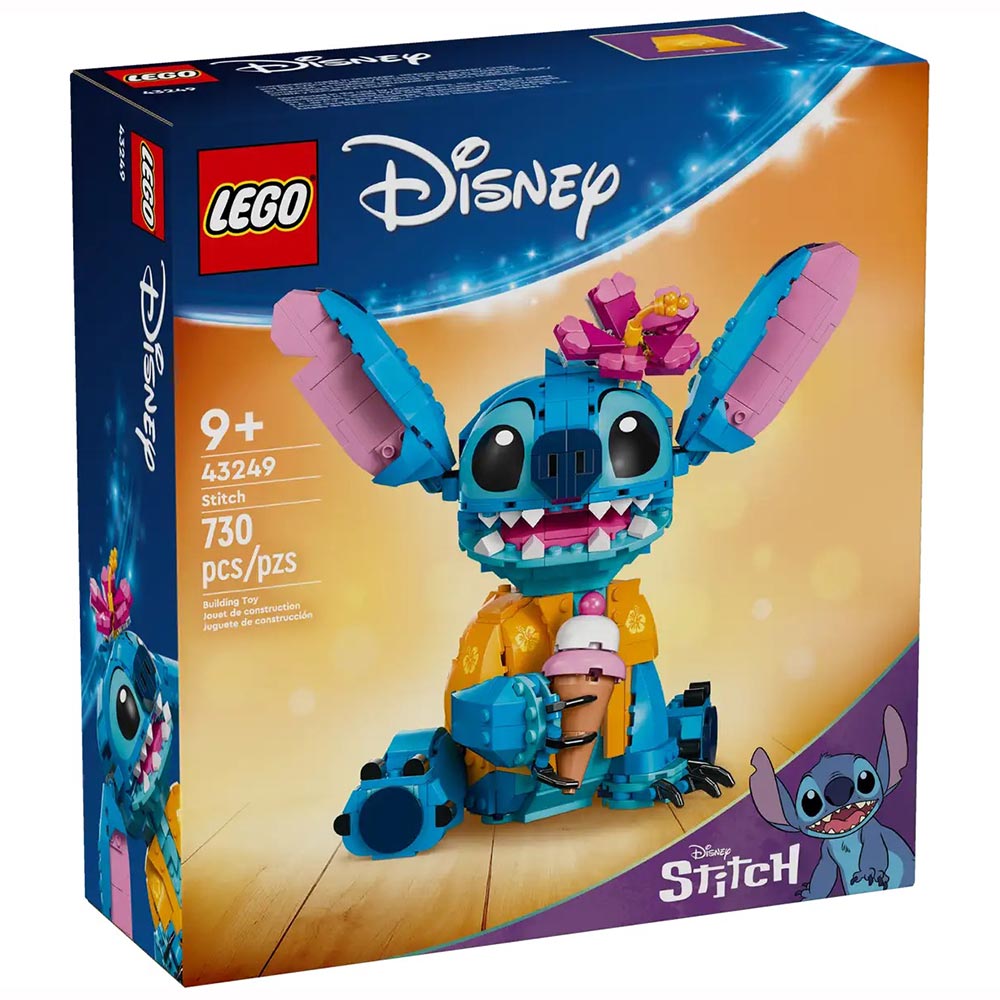 LEGO Disney Stitch 43249: Set de construcción de 730 piezas - Edad 9+