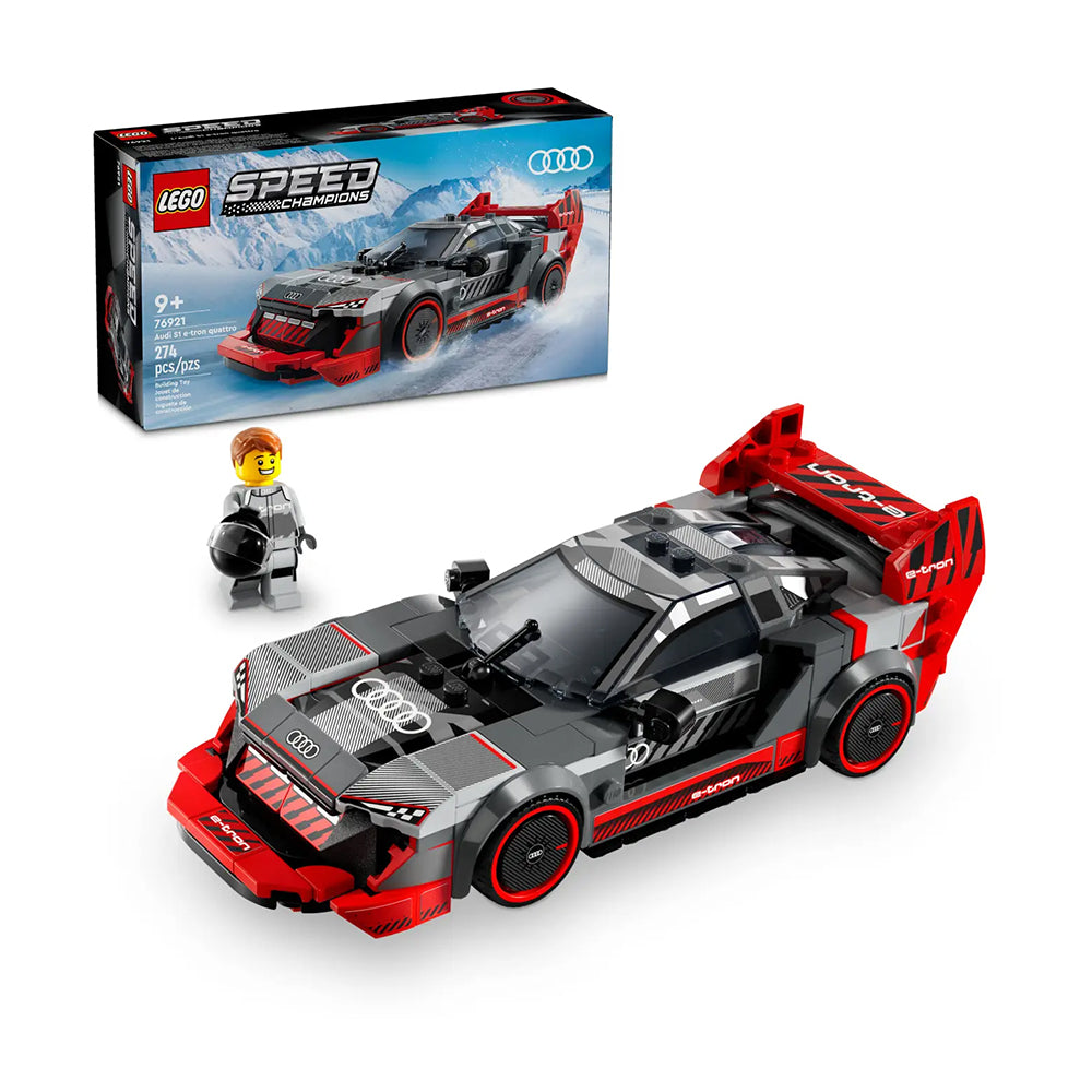 LEGO Speed Champions Coche de Carreras Audi S1 e-tron quattro 76921: Set de construcción de 274 piezas - Edad 9+