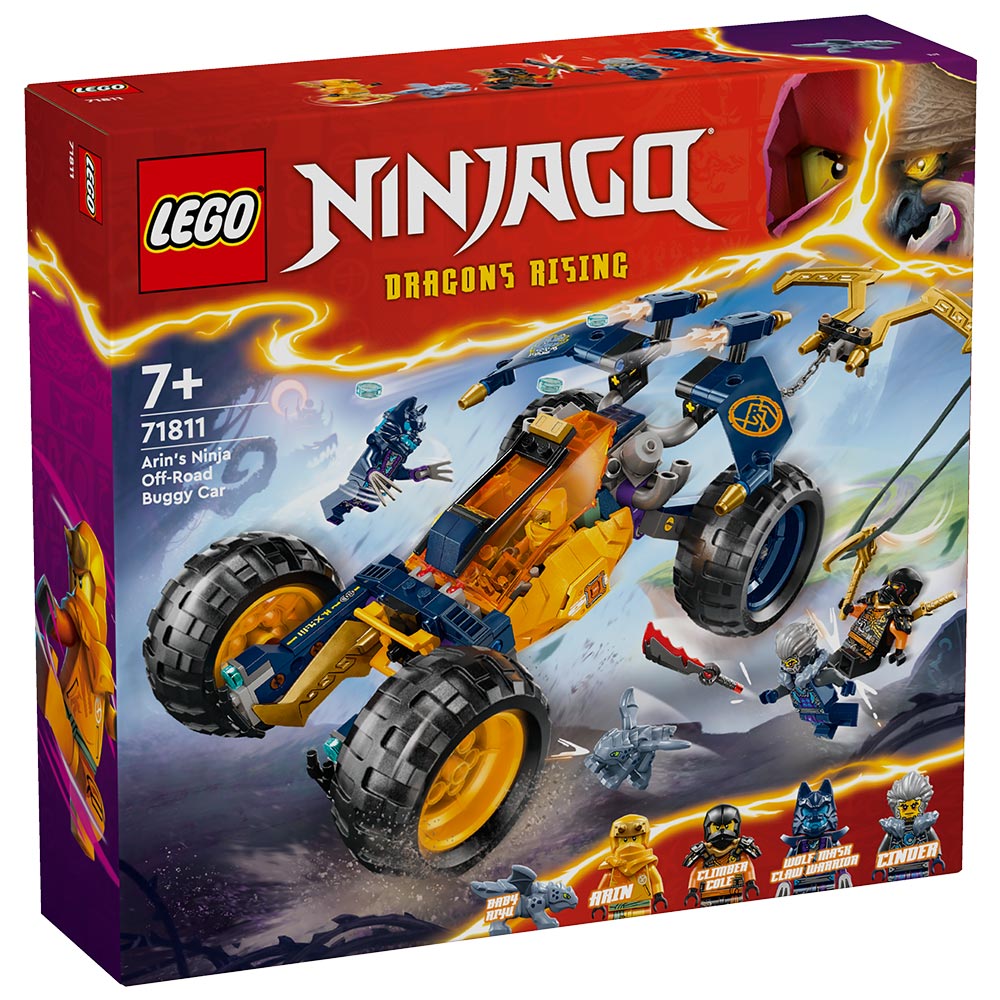 LEGO Buggy Todoterreno Ninja de Arin 71811: Set de construcción de 267 piezas - Edad 7+