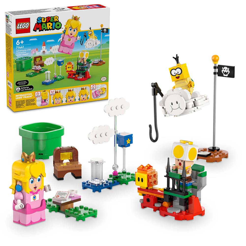 LEGO Aventuras interactivas con LEGO Peach 71441: Set de construcción de 208 piezas - Edad 6+