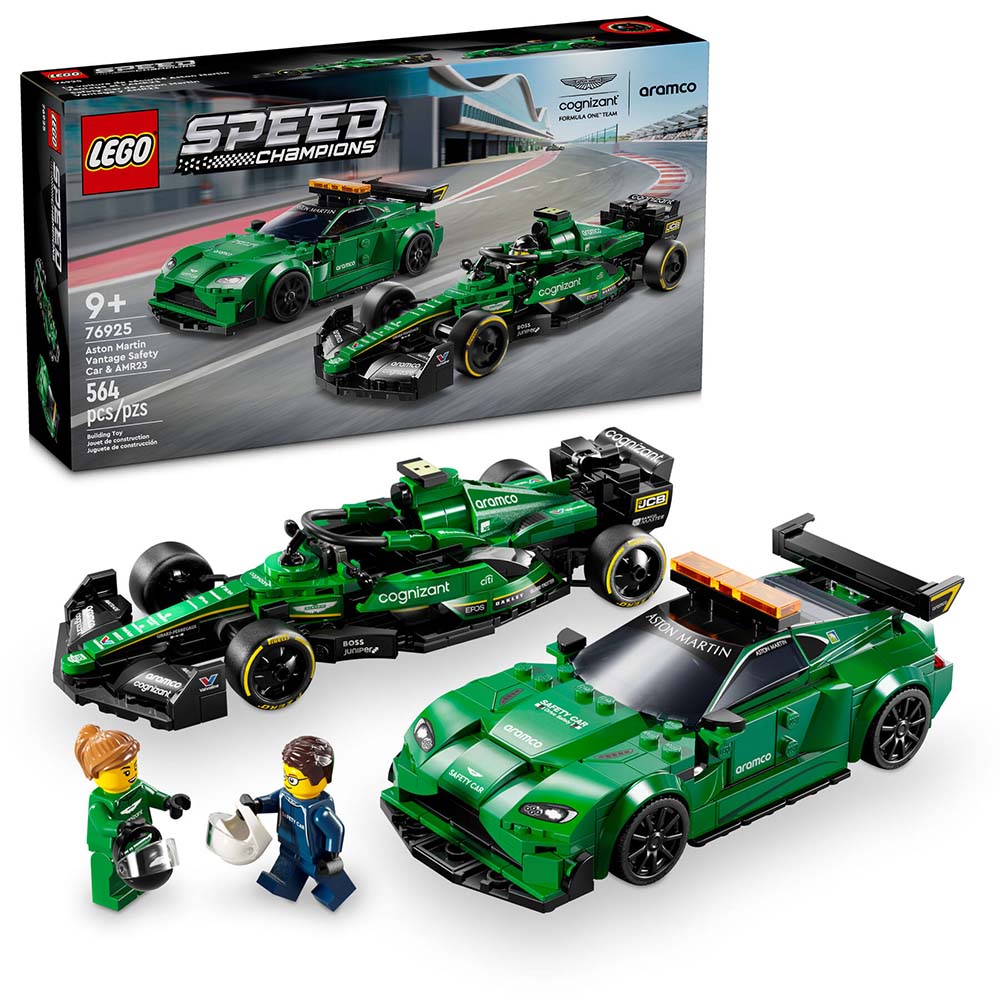 LEGO Safety Car de Aston Martin y AMR23 76925: Set de construcción de 564 piezas - Edad 9+