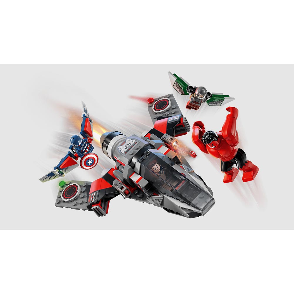 LEGO Batalla entre el Capitán América y Hulk Rojo 76292: Set de construcción de 223 piezas - Edad 8+