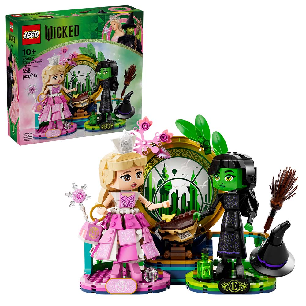 Wicked: Figuras de Elphaba y Glinda 75682