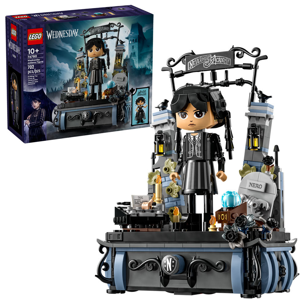 LEGO Figura de Wednesday Addams 76780: Set de construcción de 702 piezas - Edad 10+