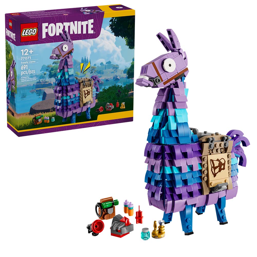 LEGO Fortnite Llama de suministros 77071: Set de construcción de 691 piezas - Edad 12+