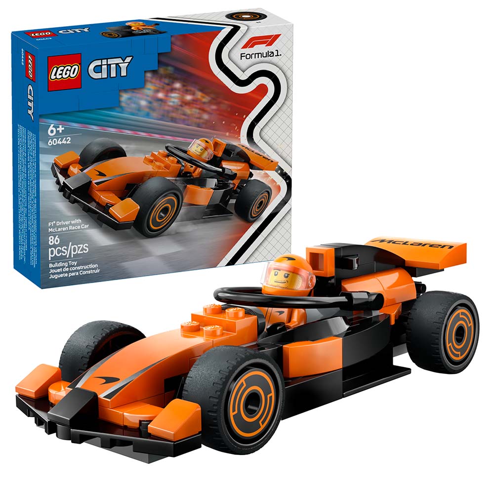 Lego City Piloto de F1® con Coche McLaren 60442