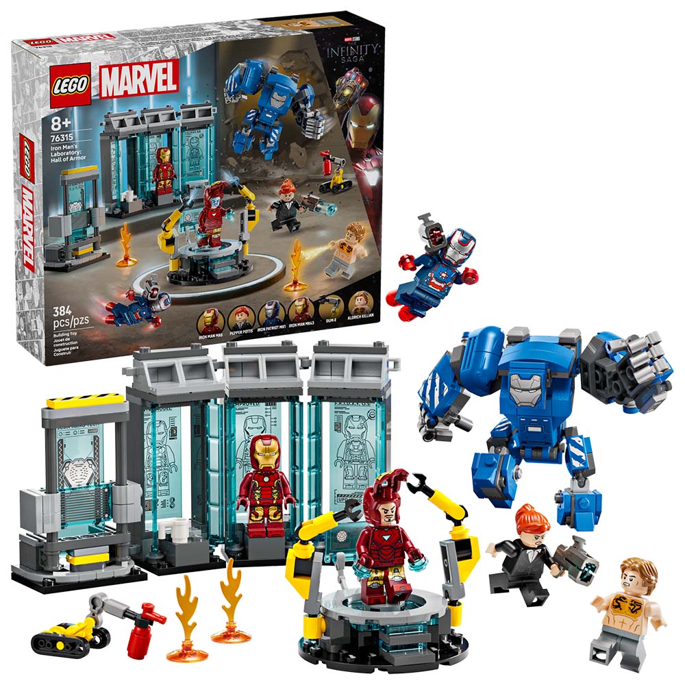 LEGO Laboratorio de Iron Man: Sala de Armaduras 76315 - Edad 8+