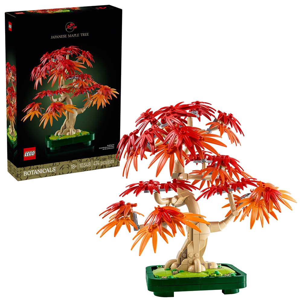 LEGO Bonsái de Arce Rojo Japonés 10348, sets de construcción