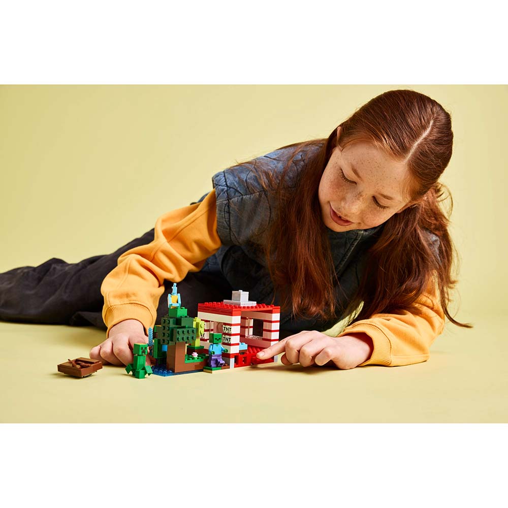 LEGO La Casa-Dinamita de la Selva 21275, sets de construcción
