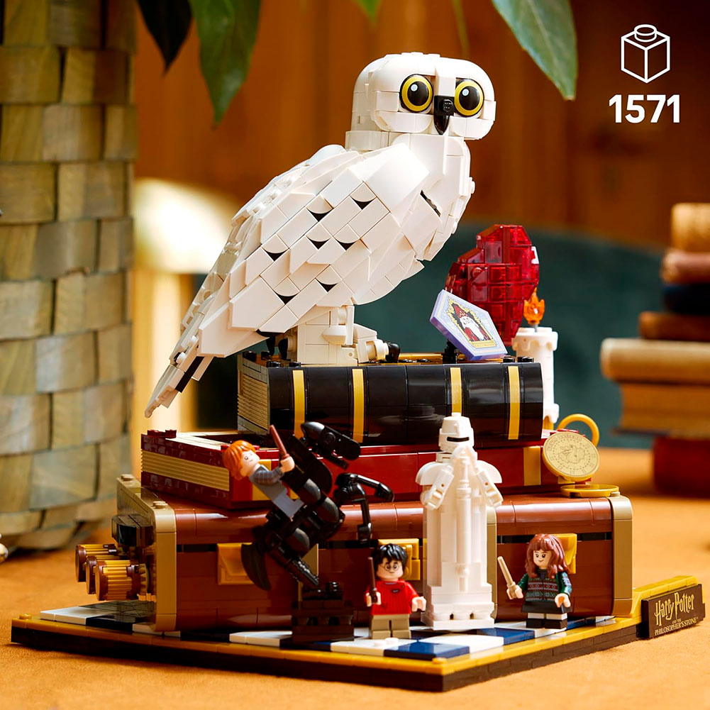 LEGO Harry Potter – Piedra Filosofal Edición Coleccionista con Hedwig 76466, sets de construcción