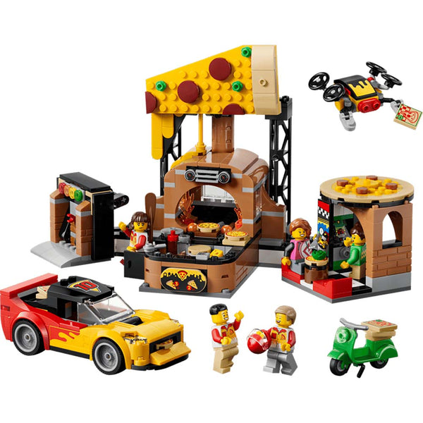 LEGO City - Experiencia de Pizza a Domicilio con Vehículos