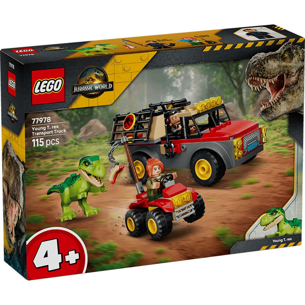 LEGO Jurassic World - Camión de Transporte del T. rex Joven