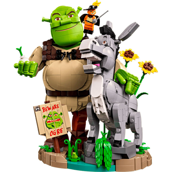 LEGO Sherk - Shrek, Burro y el Gato con Botas