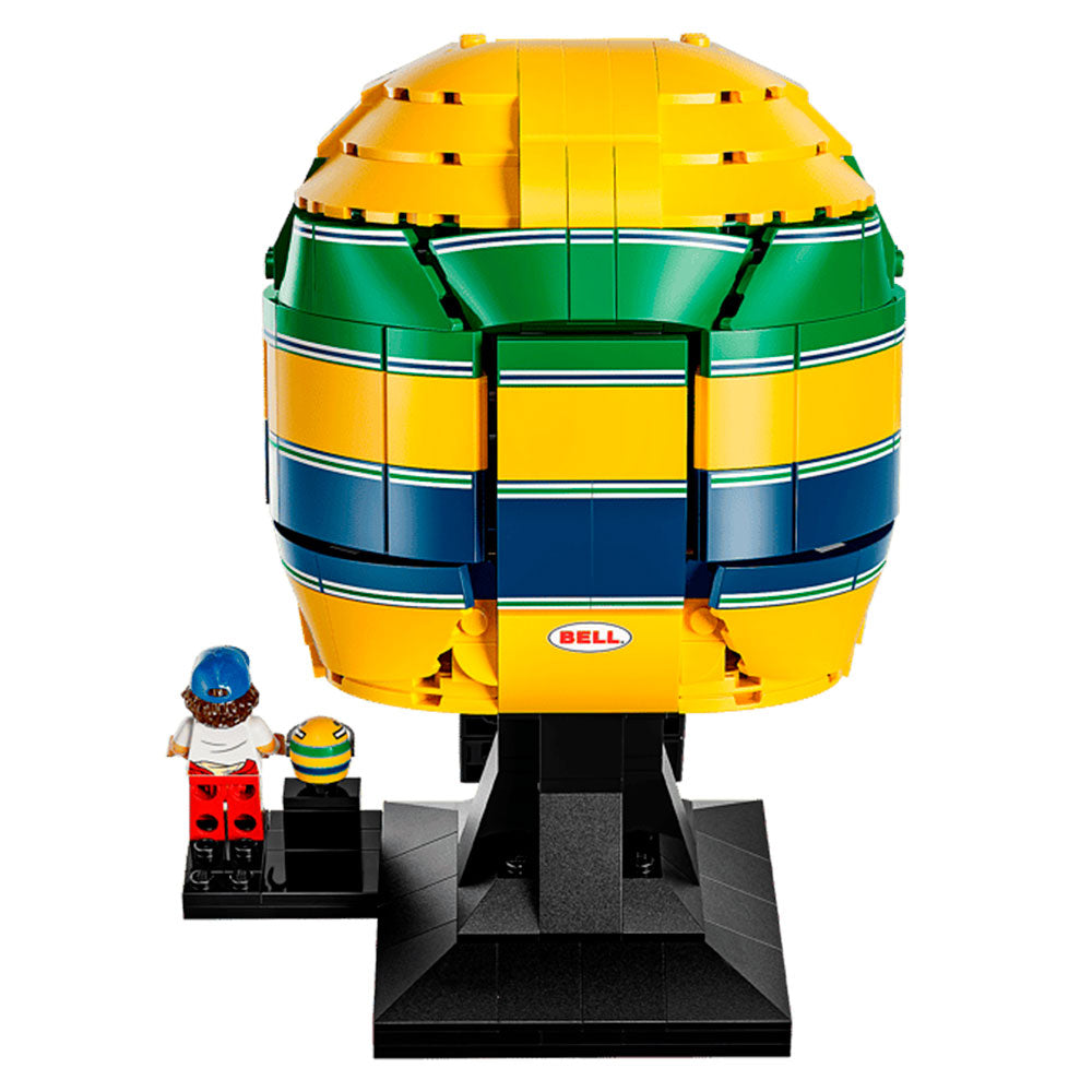 LEGO Editions Casco de Ayrton Senna: Set de Construcción de 931 Piezas con Minifigura - Edad 14+