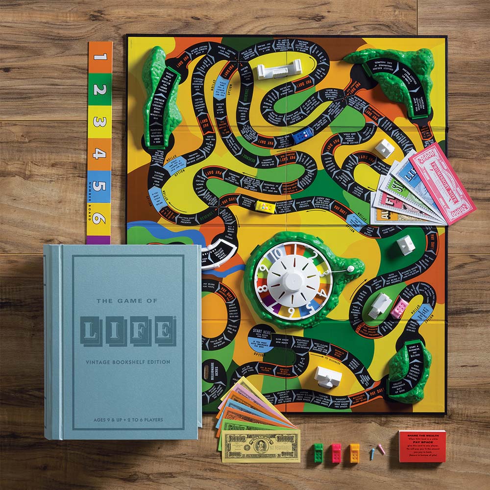 The Game of Life Vintage Bookshelf Edition 27450: Juego de mesa