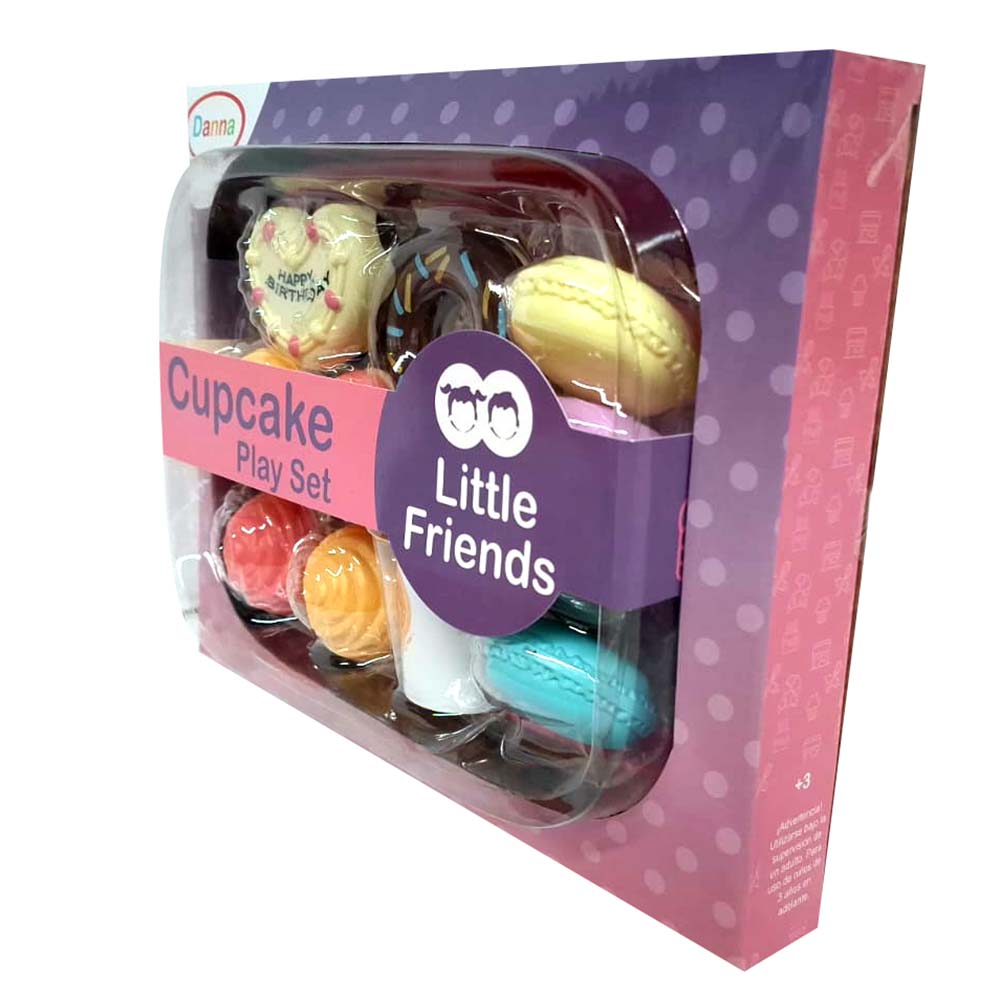 Cupcake Happy Birthday Play Set – Little Friends, sets de cocina de juguete