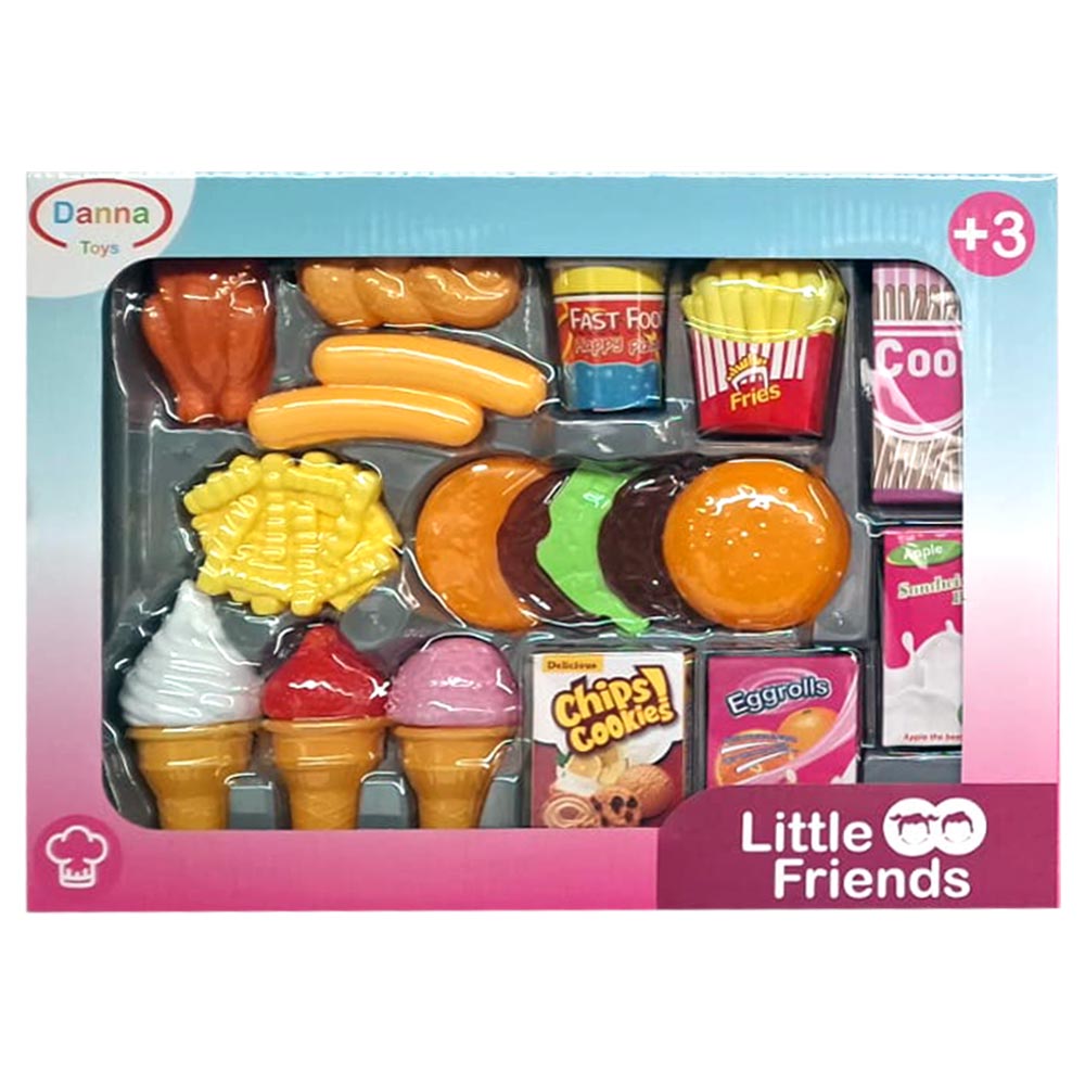 Food Hamburger Play Set – Little Friends, sets de cocina de juguete