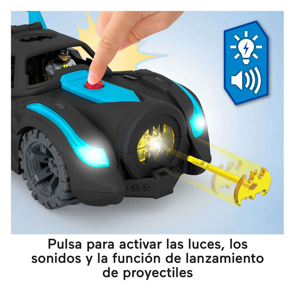Fisher-Price Imaginext Dcsf Batim Vil Bat-Tech Deluxe Con Luces Y Sonido HGX96 - Edad 3+