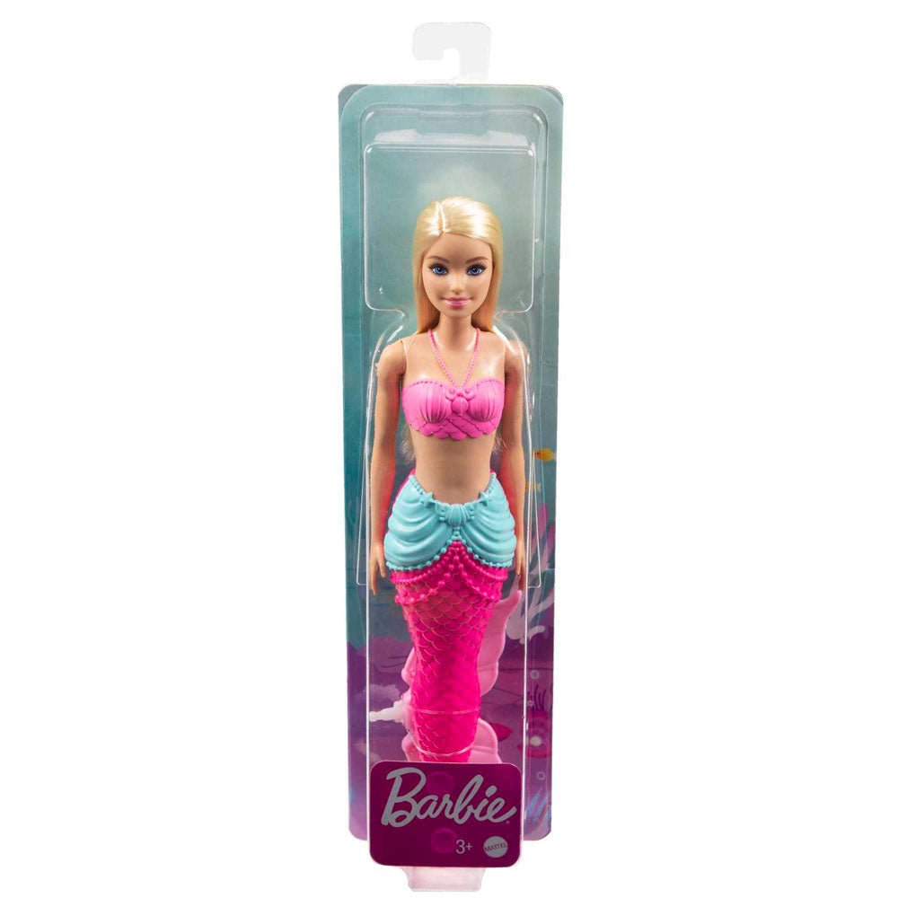 Barbie Sirena Rubia HGR04: Muñeca - Edad 3+