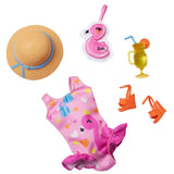 MI PRIMERA BARBIE SET MODA FLAMINGO HMM55
