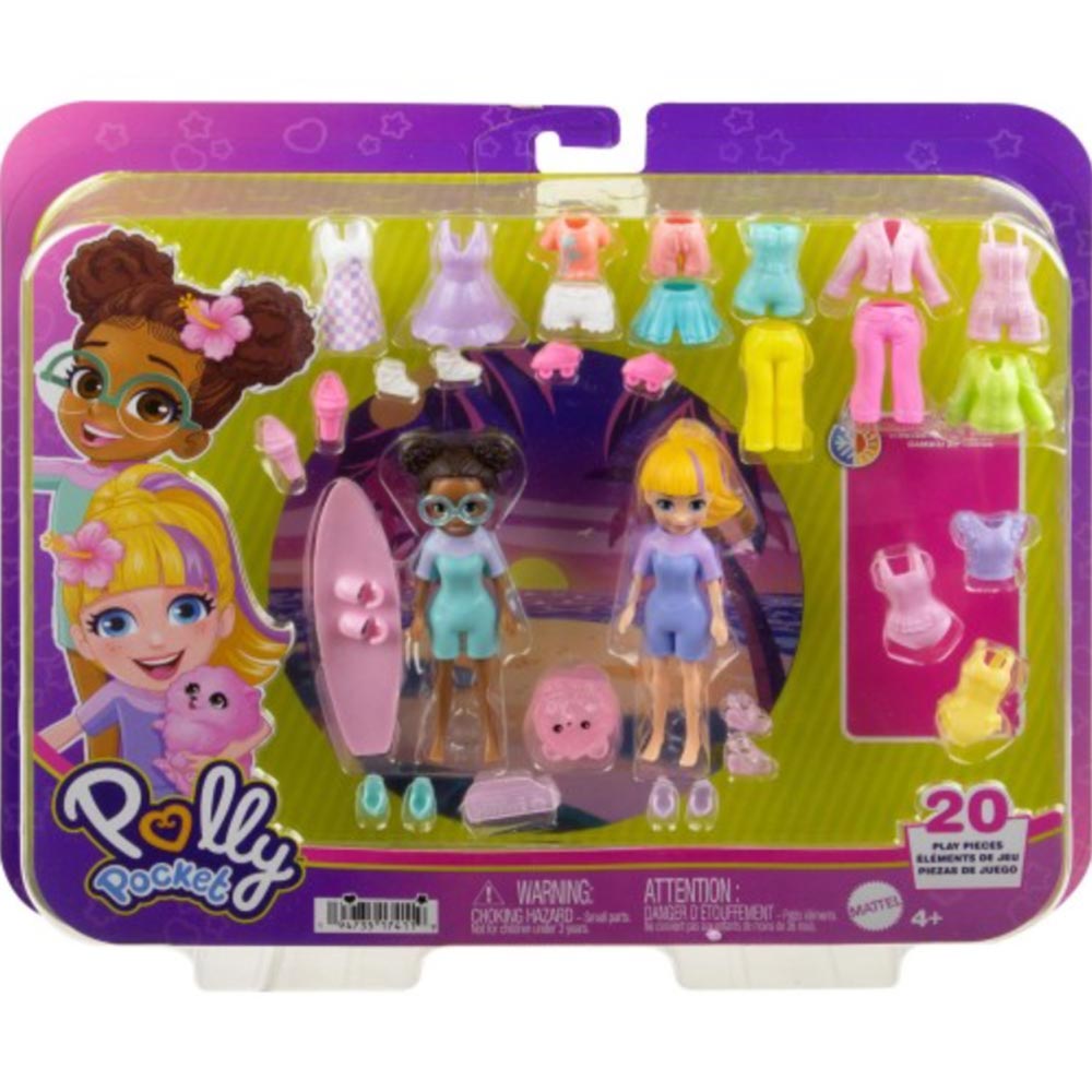 Polly Pocket Pack de Moda Surf HNF51 β Juguetibici eCommerce