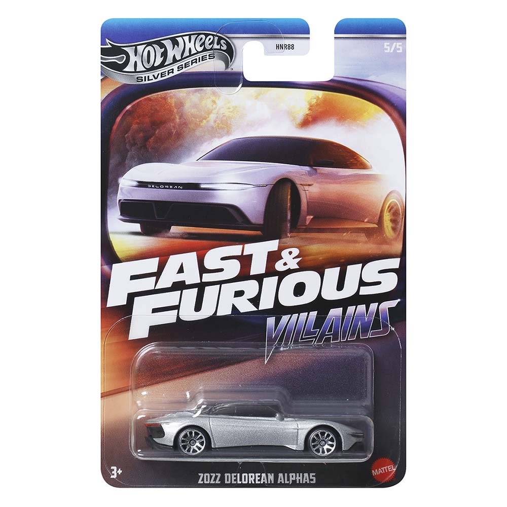 Hot Wheels Fast & Furious Villans Delorean HNR88