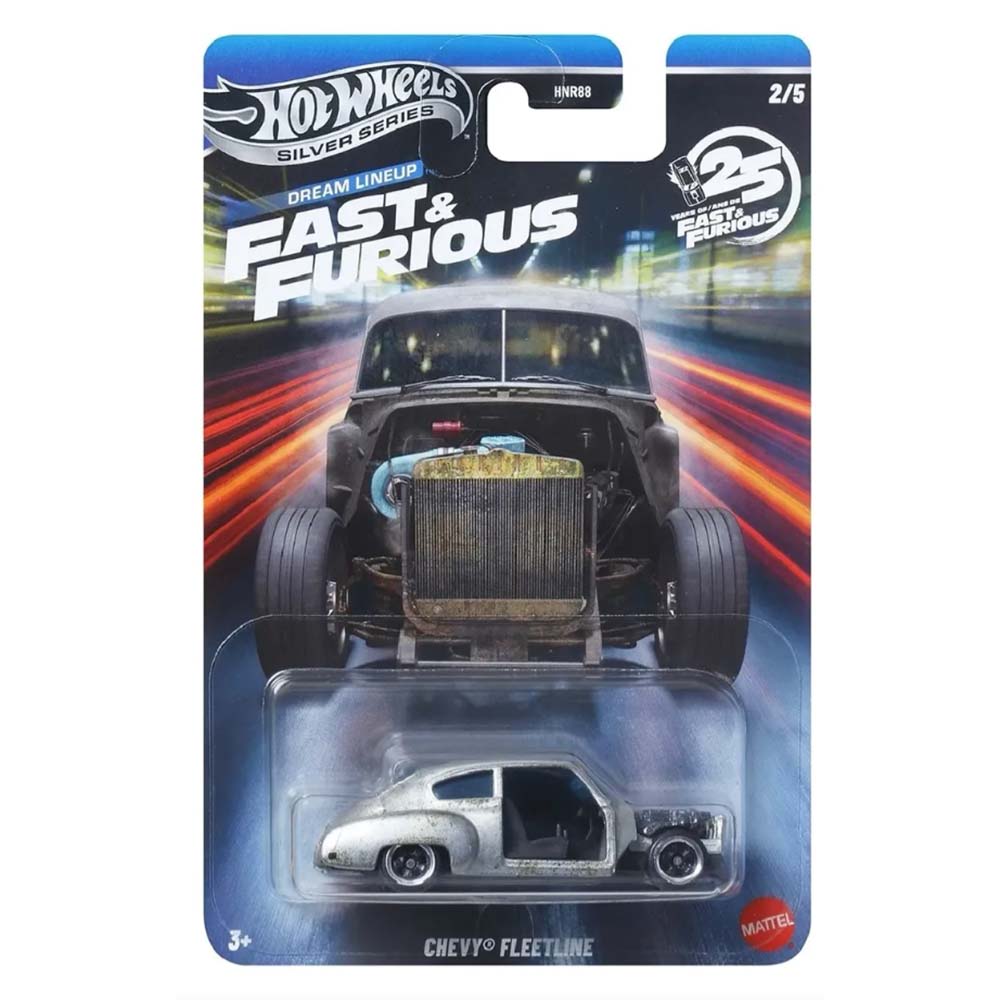 Hot Wheels Silver Series Fast & Furious Dream Lineup Chevy Fleetline HNR88