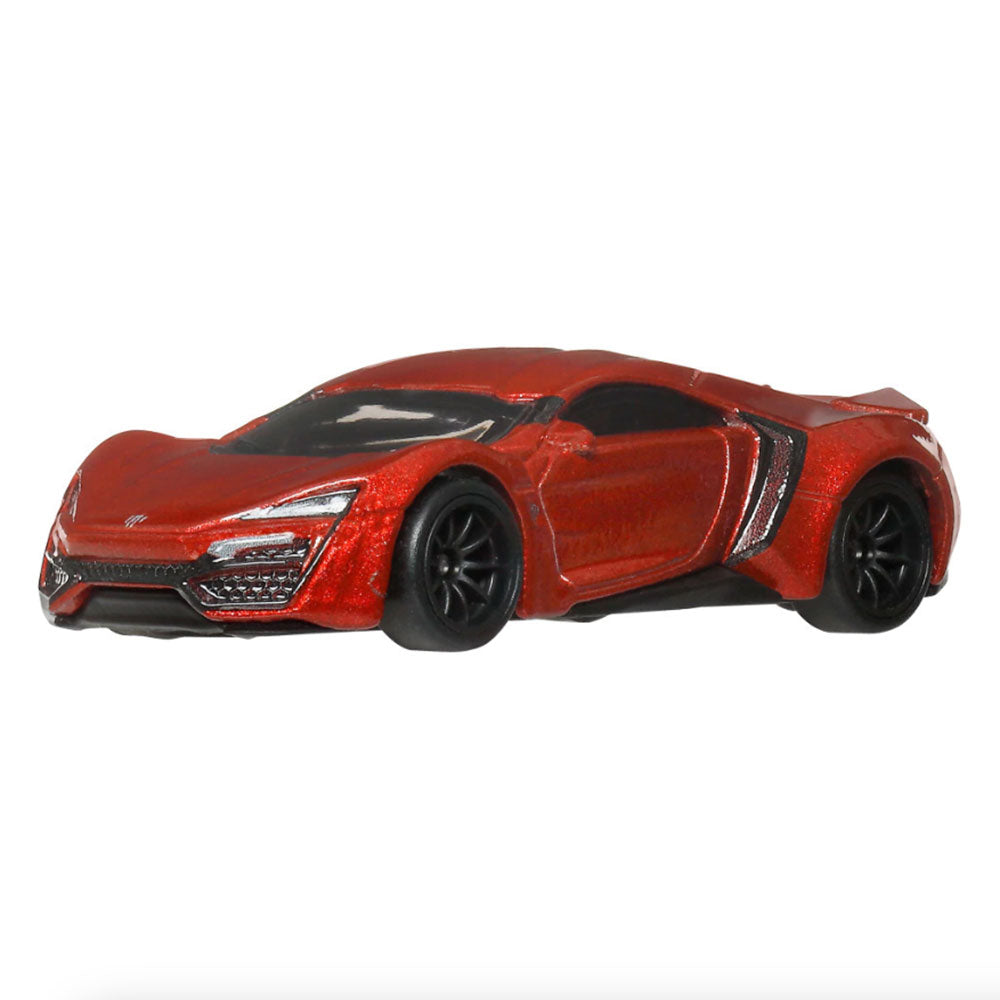 Hot Wheels Collector Auto Premium Fast & Furious W Motors Lykan Hypersport HNW46, vehículos de juguete