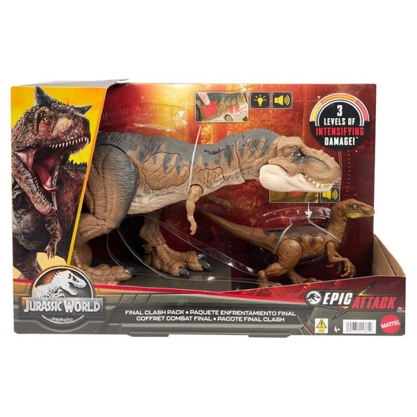 JURASSIC WORLD T REX ATAQUE ÉPICO HNY82