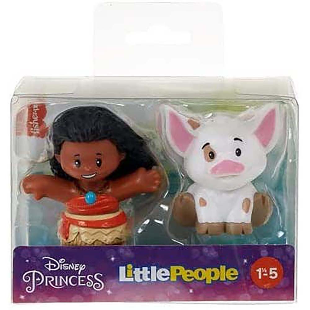 Fisher-Price Little People Princesas y sus Mejores Amigos Moana HMX84 - Edad 2+
