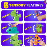 MEGA BLOKS Squeak 'N Chomp HKN43