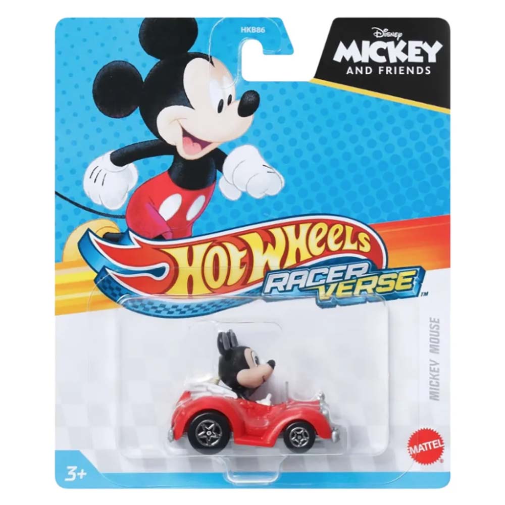 Hot Wheels Racerseverse Mickey Mouse HKB86, vehículos de juguete
