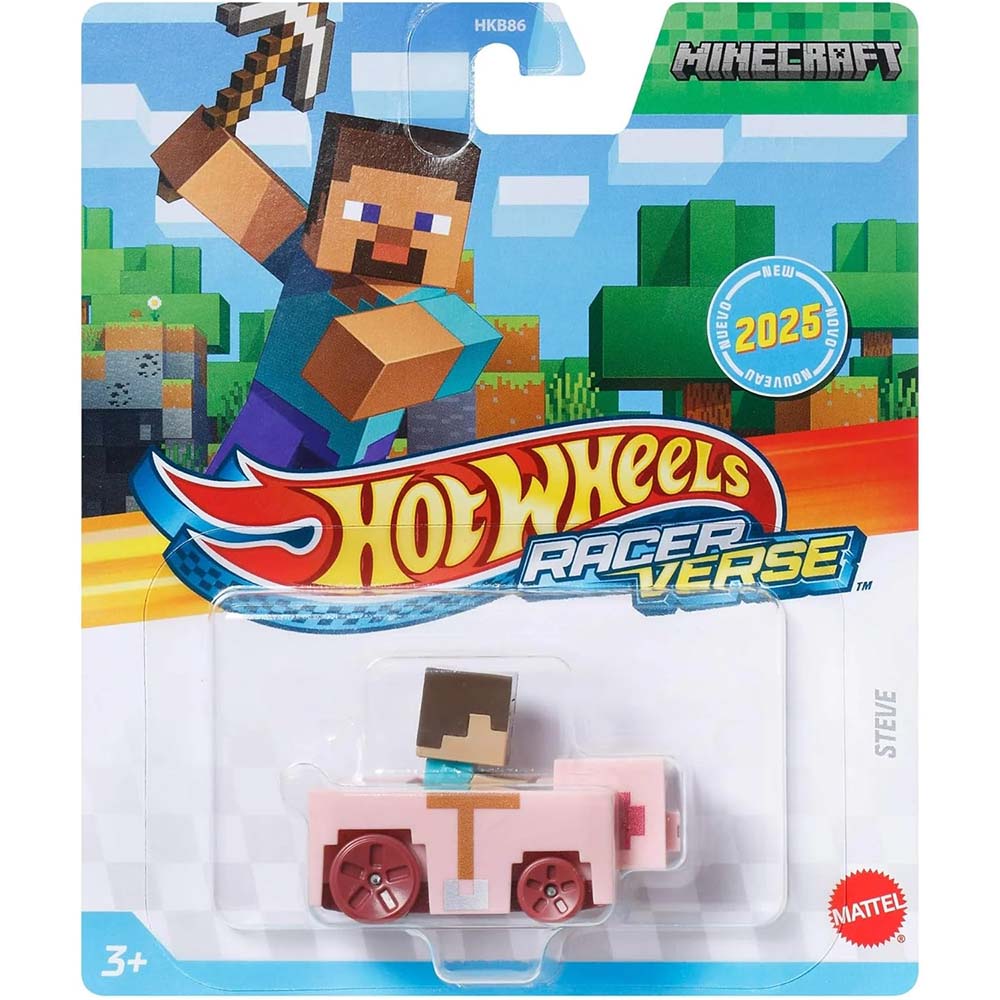 Hot Wheels Racerseverse Minecraft Steve HKB86