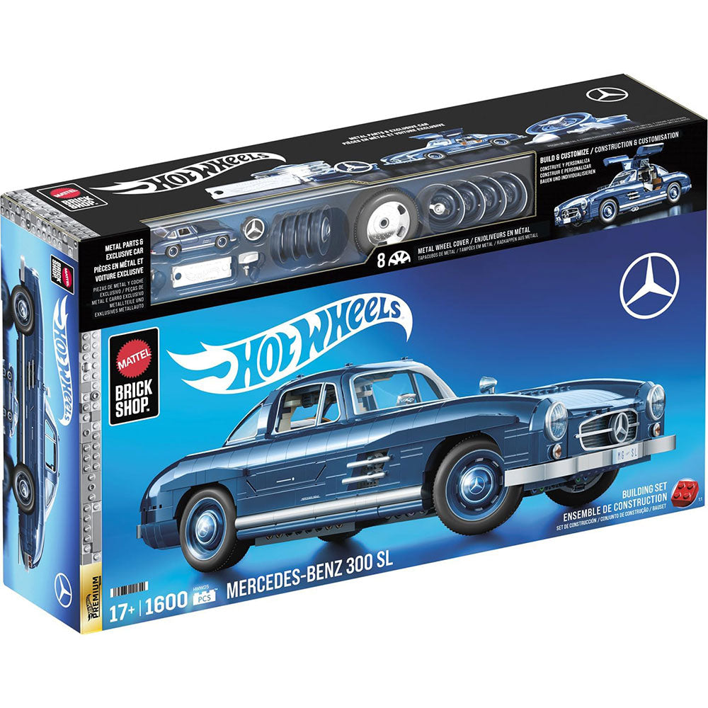 Mattel Brick Shop Premium Mercedes Benz 300Sl HWW25, sets de construcción