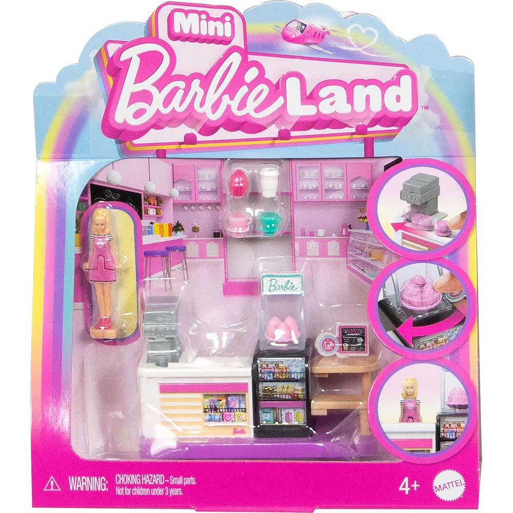 Barbie Mini BarbieLand Set Cafetería JCR29