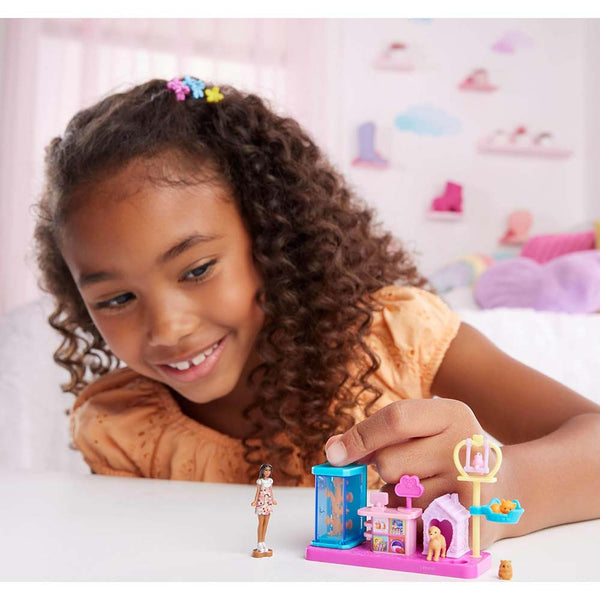 Barbie Mini BarbieLand Set Tienda de Mascotas JCR29