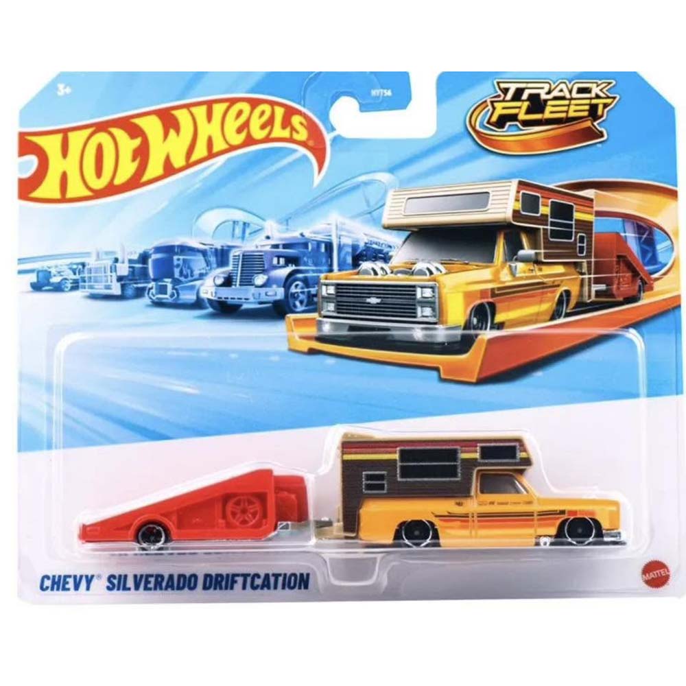 Hot Wheels Track Fleet 1:64 Chevy Silverado Driftcation HYT56
