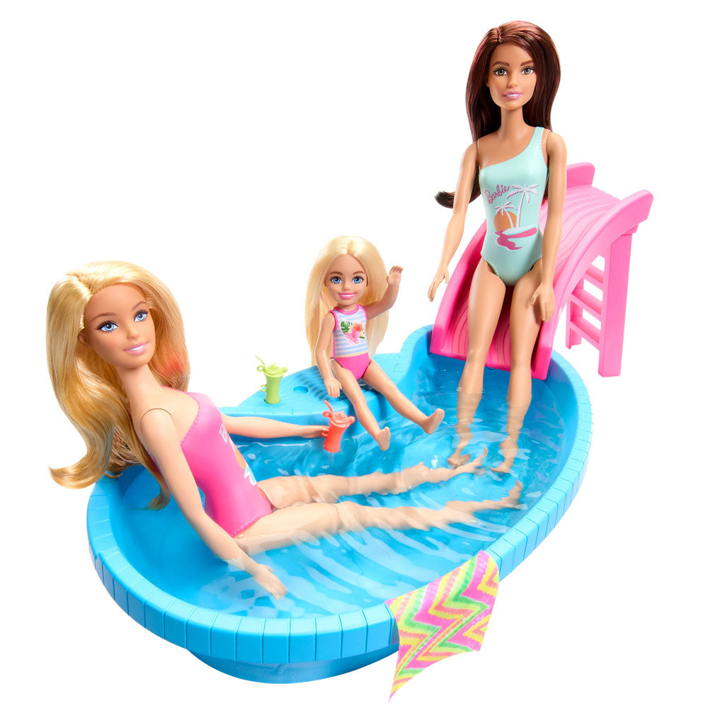 Barbie Alberca con Muñeca HRJ74: Set de juego - Edad 4+