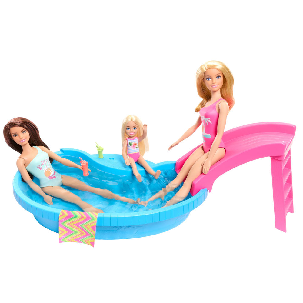 Barbie Alberca con Muñeca HRJ74: Set de juego - Edad 4+