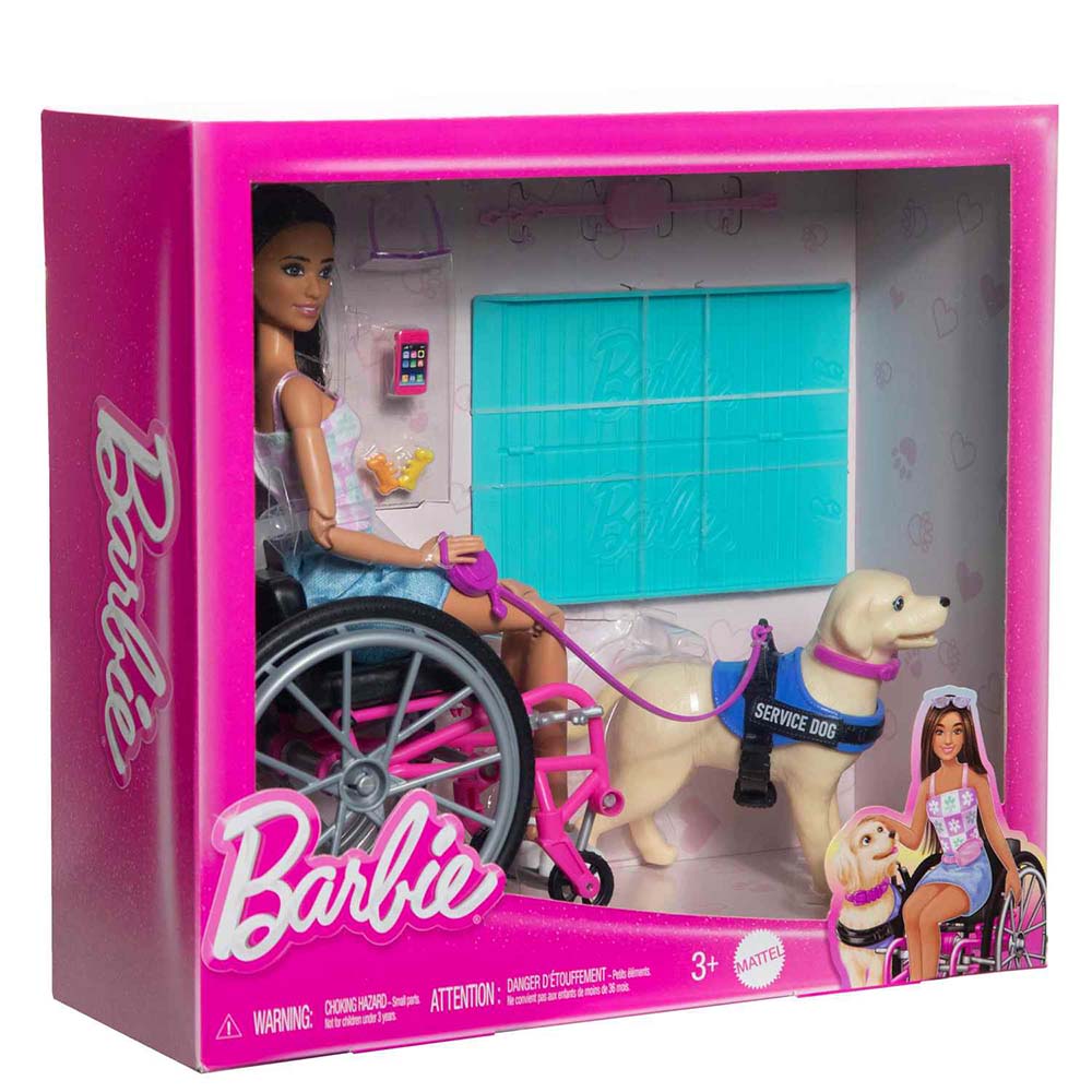 Muñeca fashionista en silla de ruedas GWX93 | BARBIE | Juguetes Abracadabra Muñeca fashionista en silla de ruedas GWX93 | BARBIE | Juguetes Abracadabra