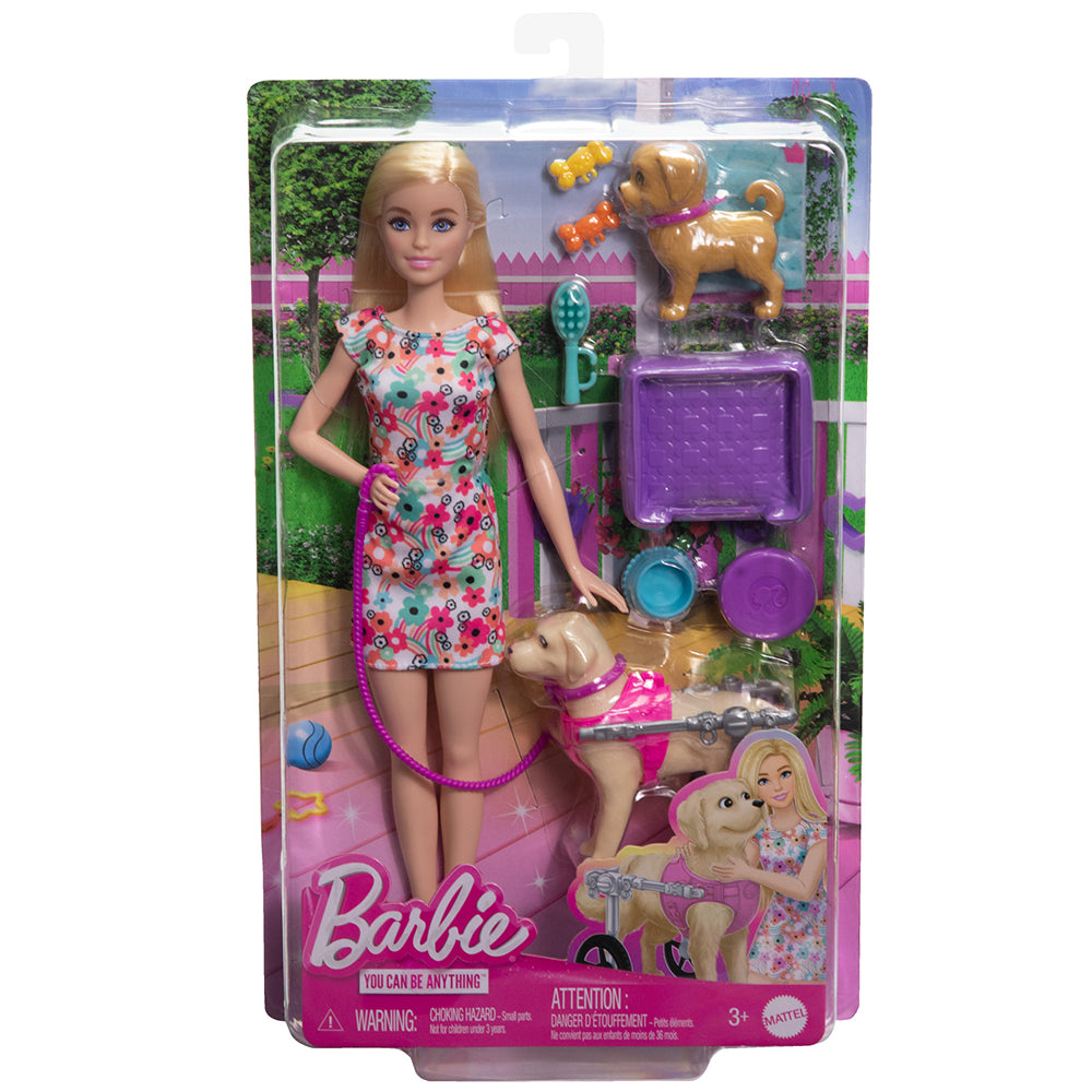 Barbie Paseo con Perrito en Silla de Ruedas HTK37 Juguetibici eCommerce