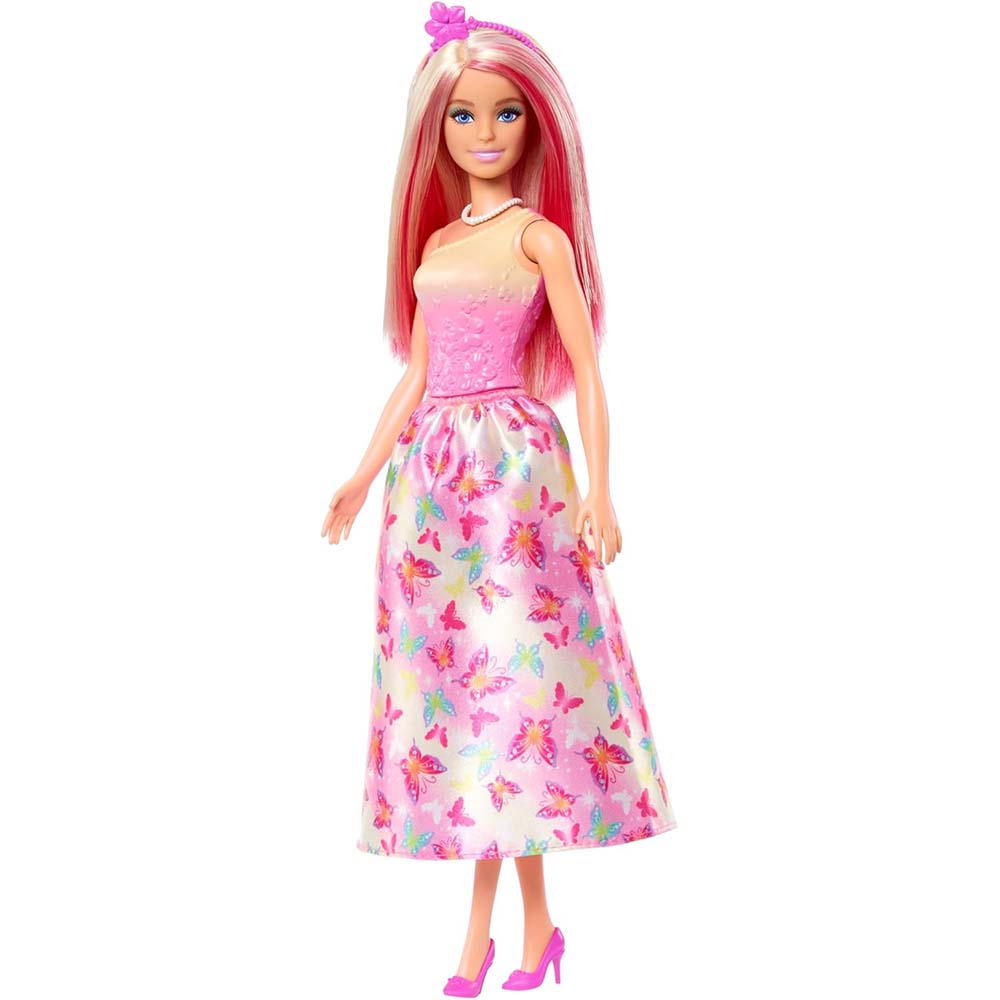 Barbie Fantasía Doncellas Vestidos de Ensueño Rosa HRR07
