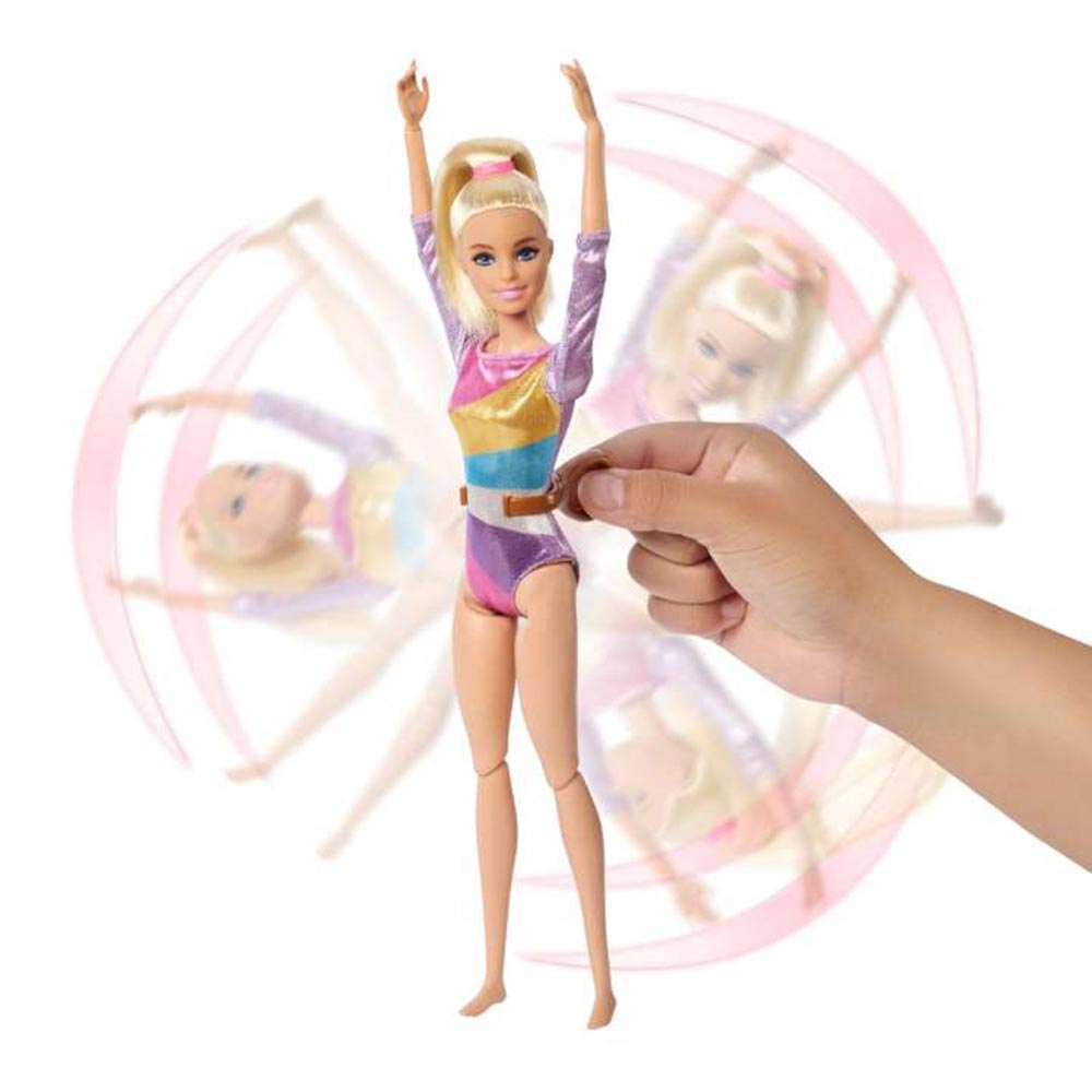 Barbie Profesiones Gimnasta Cabello Rubio HRG52: Muñeca - Edad 3+
