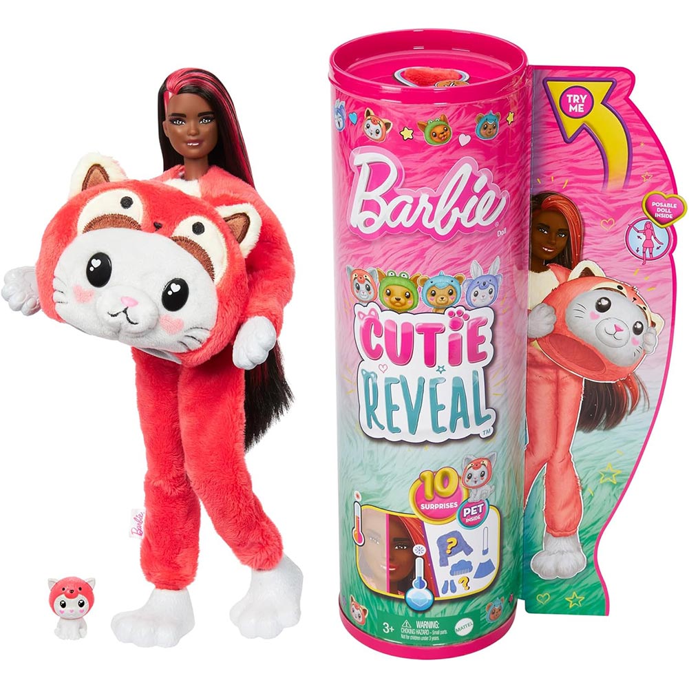 Barbie Cutie Reveal Disfraces Divertidos Gato HRK22